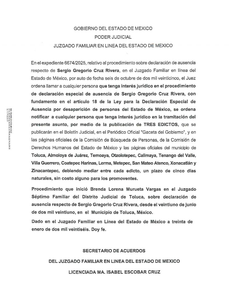 DECLARACION AUSENCIA